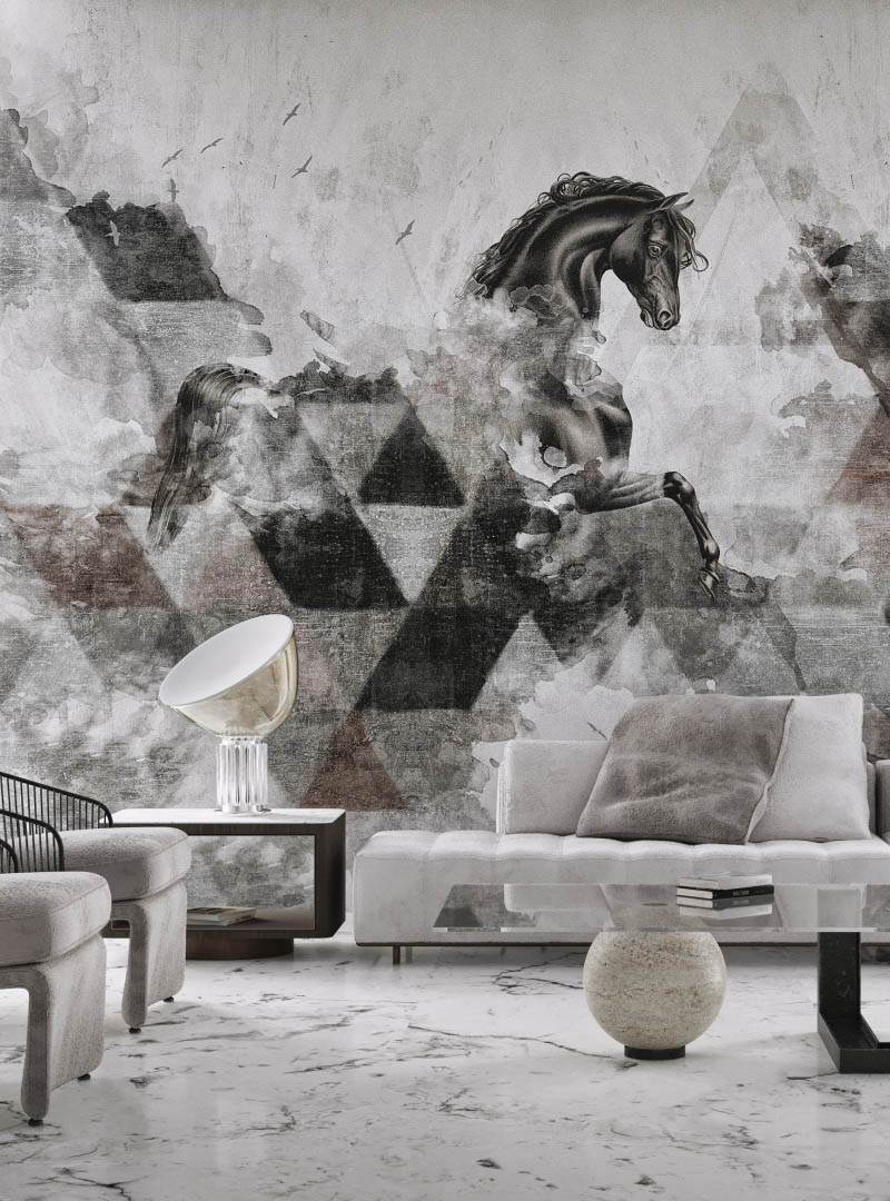 Apollon Cantemporary wallpaper by Idea Murale