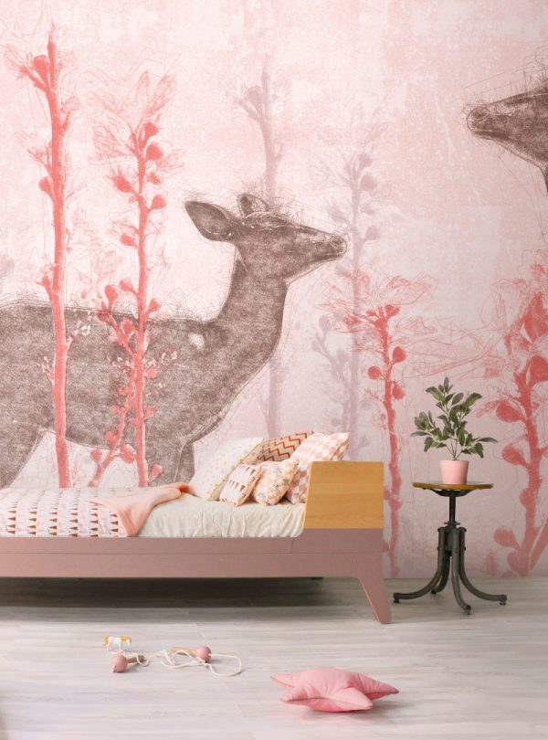 Bei Cervi modern wallpaper in a custom size