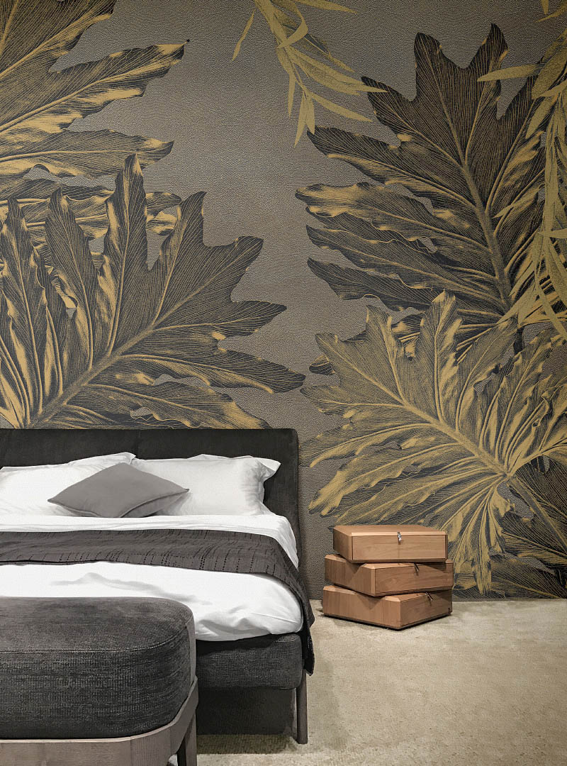 Siren Leaves modern wallpaper