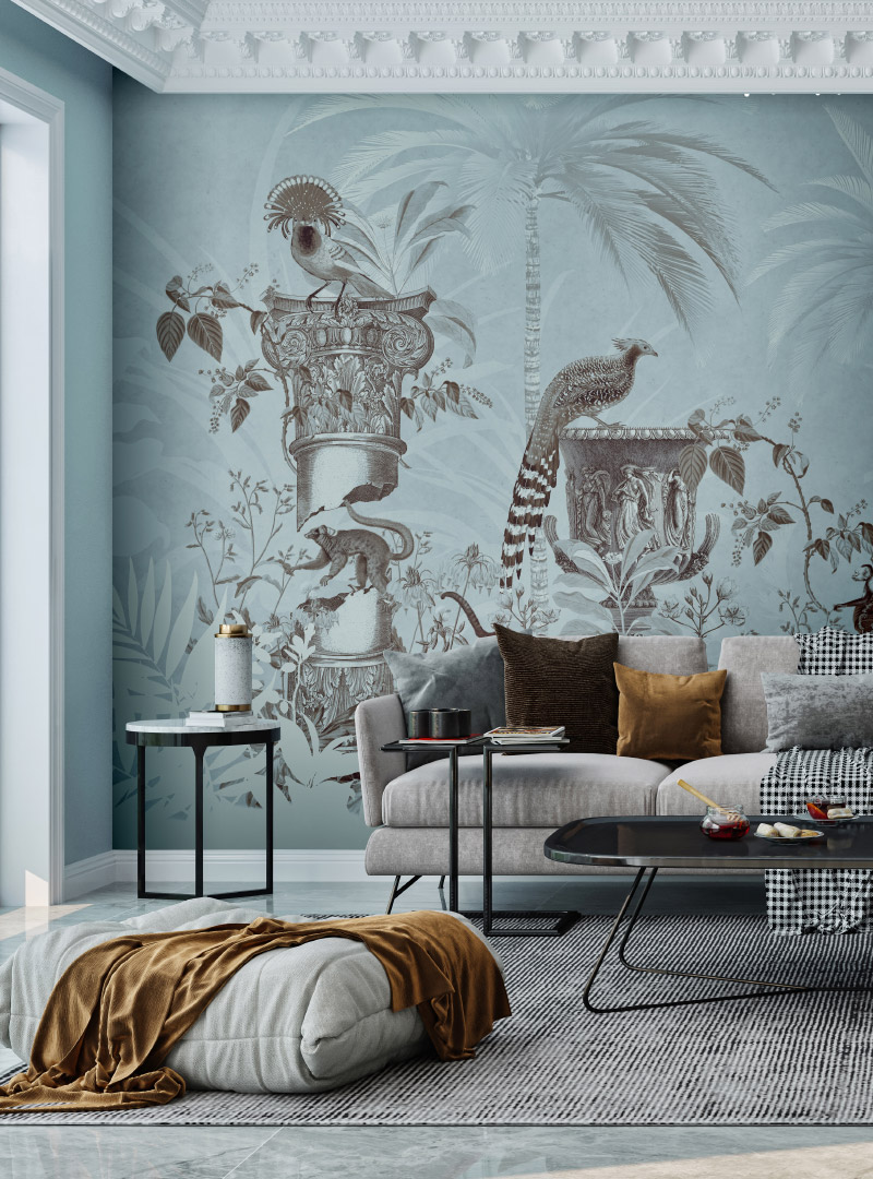 Tema Esotico IV - Contemporary wallpaper by Idea Murale