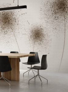 Dandelions contemporary wallpaper